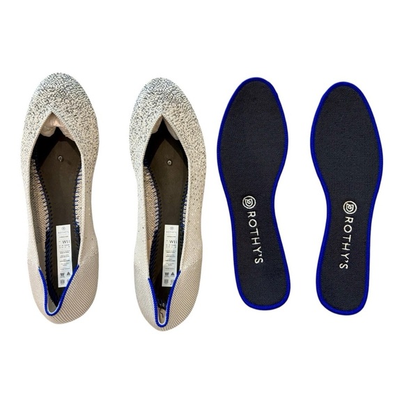 ROTHY’S Retired Pearl Metallic Flats Unicorn Women’s Size 11 NEW - Picture 5 of 9